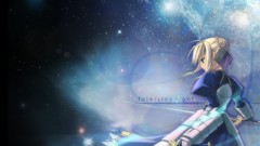 Excalibur saber anime girls fate stay night fate series