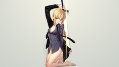 Excalibur saber Swords anime girls fate zero fate series Simple 