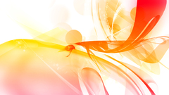 Experiment orangle abstract Swirl