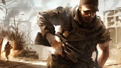 Explosions American battlefield 3 concept art warfare aftermath