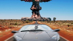 Explosions cars science fiction