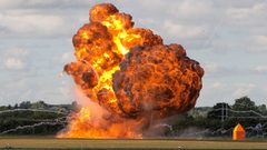 Explosions fire