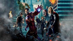 Explosions Iron Man Chris Evans Scarlett Johansson samuel l 