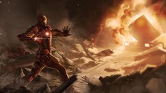Explosions Iron Man concept art