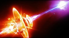Explosions planets outer space