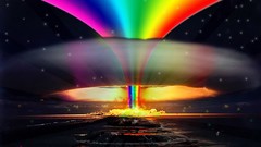 Explosions Pride multicolor rainbows Gay selective coloring