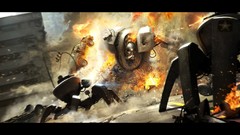 Explosions Robots digital art Andree Wallin