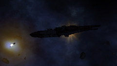 Explosions spaceships vehicles starshatter