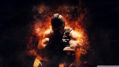 Explosions tom hardy Bane Batman The Dark Knight Rises