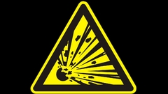 Explosions warning