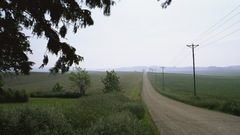 Extra wide road path