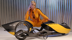 Extreme gravity Car woman