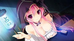 Eye Cards idea pink hair anime girls makita maki game cg gensou 