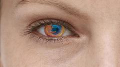 Eye firefox reflection