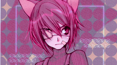 Eyepatch nekomimi loveless purple
