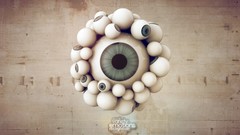 Eyes 3d cluster artwork digital art