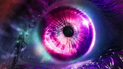 Eyes abstract Photo manipulation Third Eye selective coloring 