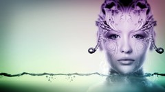 Eyes artistic helmet faces