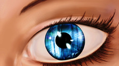 Eyes blue eyes close-up