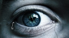 Eyes blue eyes crying Photo manipulation digital art