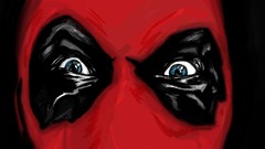 Eyes cartoons comics drawings blue eyes marvel comics Deadpool 