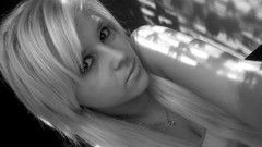 Eyes close-up faces blondes