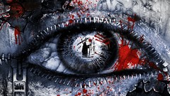 Eyes dead icon blood colors Photo manipulation artwork gore 