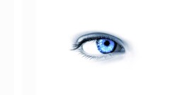 eyes digital art Simple Background white background Women
