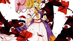 Eyes dress Umbrellas white background hats Ribbons bows fans 