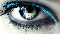 Eyes Earth abstract