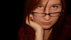 Eyes glasses faces girls