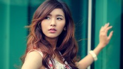 Eyes Green woman Japan close-up Japanese Celebrity faces 