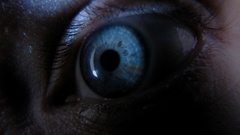 Eyes horror scary face