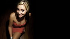 Eyes legs blondes cleavage