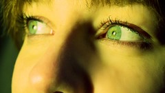 Eyes light green eyes artwork