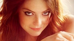Eyes light woman close-up faces emma stone
