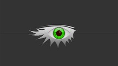 Eyes minimalistic clockwork orange