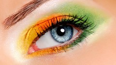 Eyes paint woman
