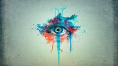 Eyes Photo manipulation minimalistic cgi manipulation