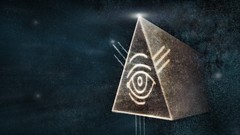 Eyes pyramids digital art Illuminati all seeing eye freemasonary