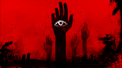 Eyes red hands Arms