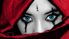 Eyes red selective coloring