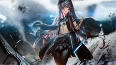 Eyes Scar brunettes bandages heterochromia open shirt tiaras 