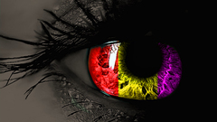 Eyes selective coloring