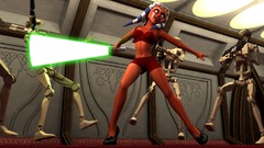 Eyes star wars Star Wars: The Clone Wars white hair faces 3d 