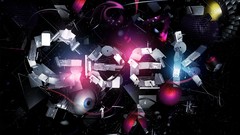 Eyes Technology code geek Typography digital art wrong