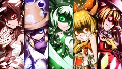 Eyes weapons wings Katana blood dress tie hats horns Vampires 