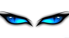 Eyes white background blue eyes minimalistic