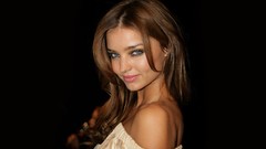 Eyes woman Actress smiling brunettes models miranda kerr