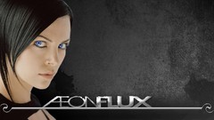 Eyes woman Aeon Flux faces blue eyes models black hair portraits